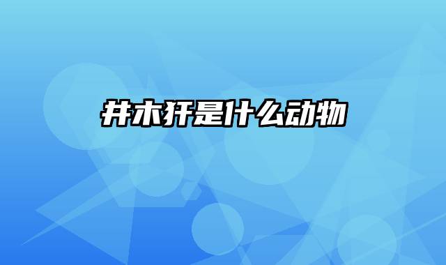 井木犴是什么动物