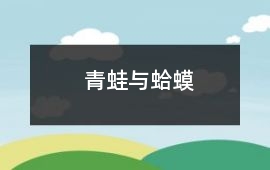 青蛙与蛤蟆