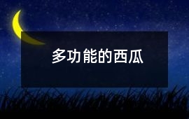 多功能的西瓜