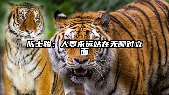 陈士骏：人要永远站在无聊对立面