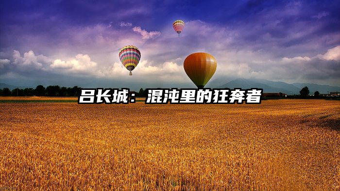 吕长城：混沌里的狂奔者