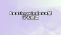 bootingwindows是什么意思