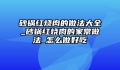 砂锅红烧肉的做法大全_砂锅红烧肉的家常做法_怎么做好吃